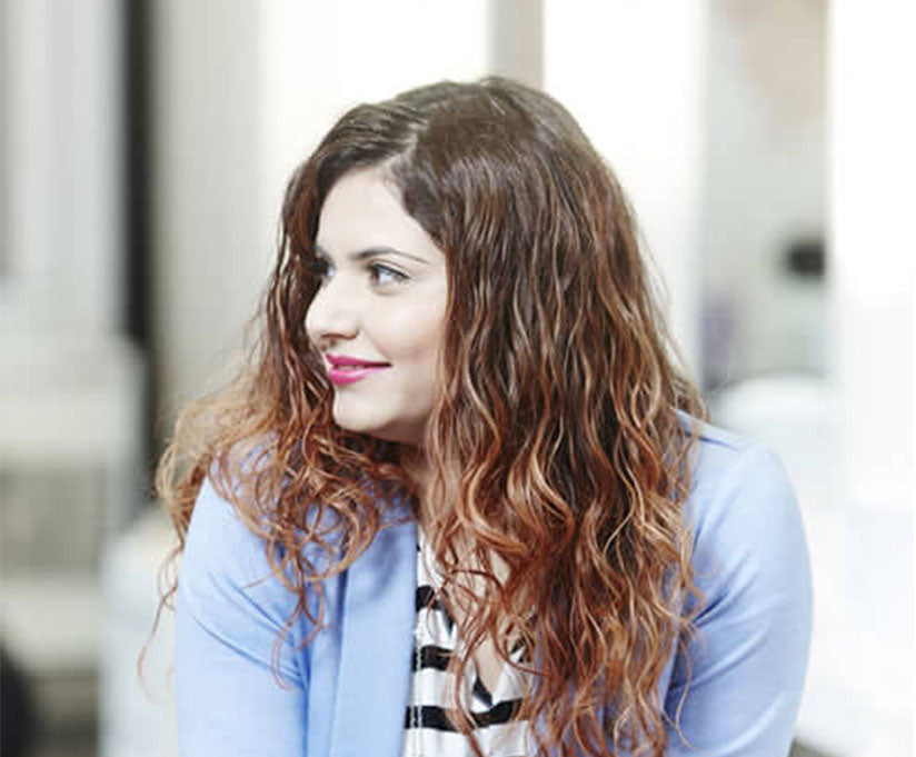 woman smiling