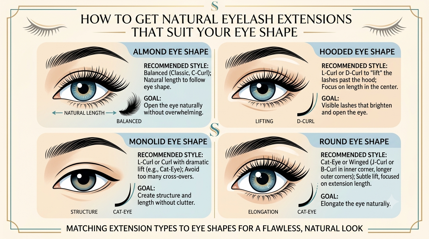 How to Get Natural Eyelash Extensions That Suit Your Eye Shape