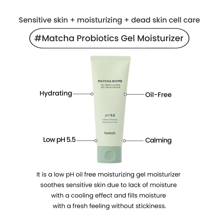 Heimish Matcha Biome Oil FREE Calming Gel Moisturizer