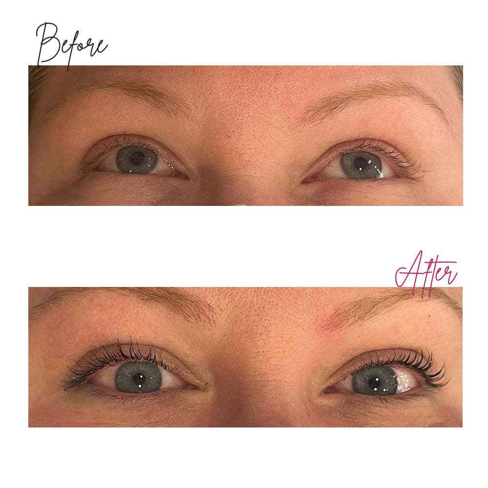 lash lift before after 