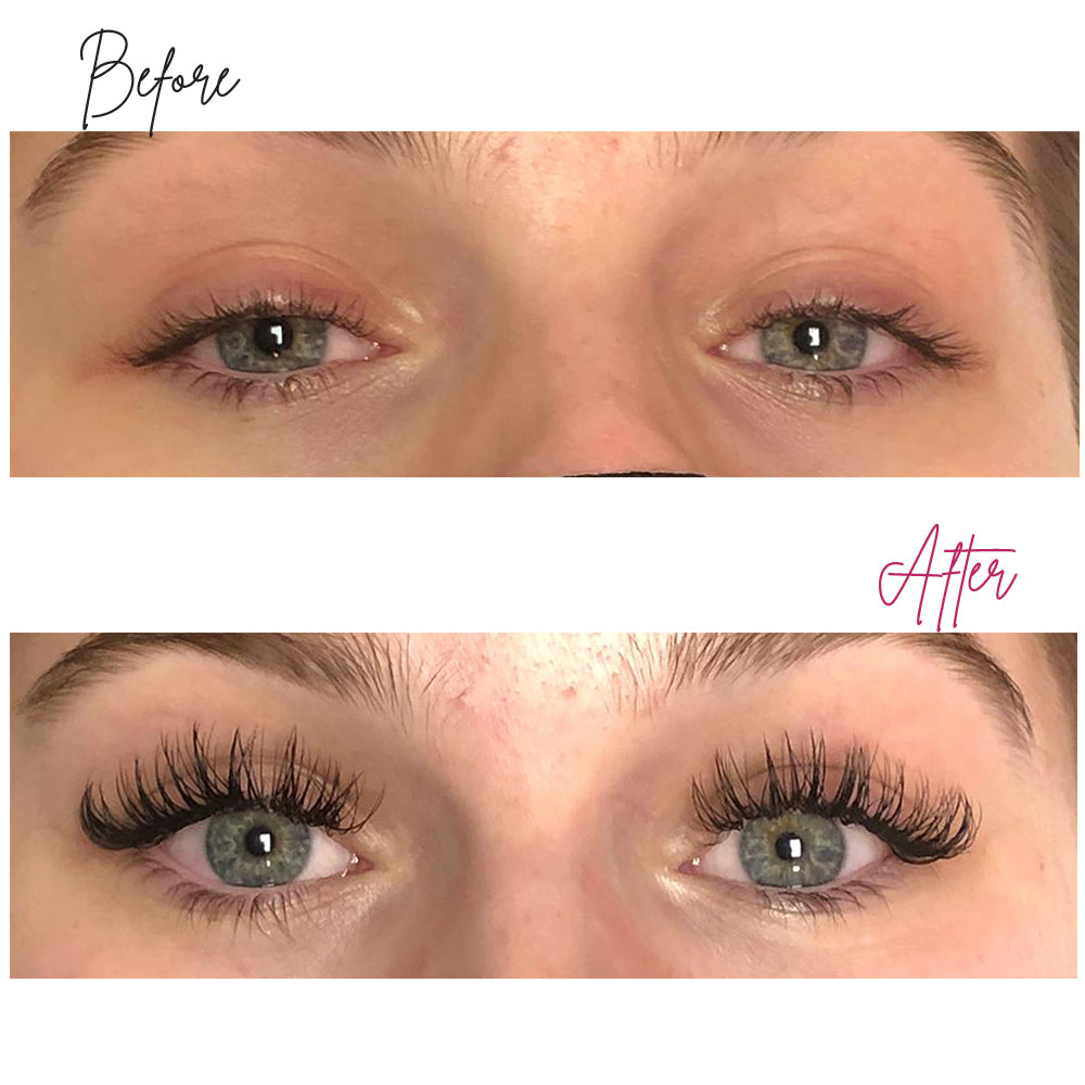 lash lift before after 