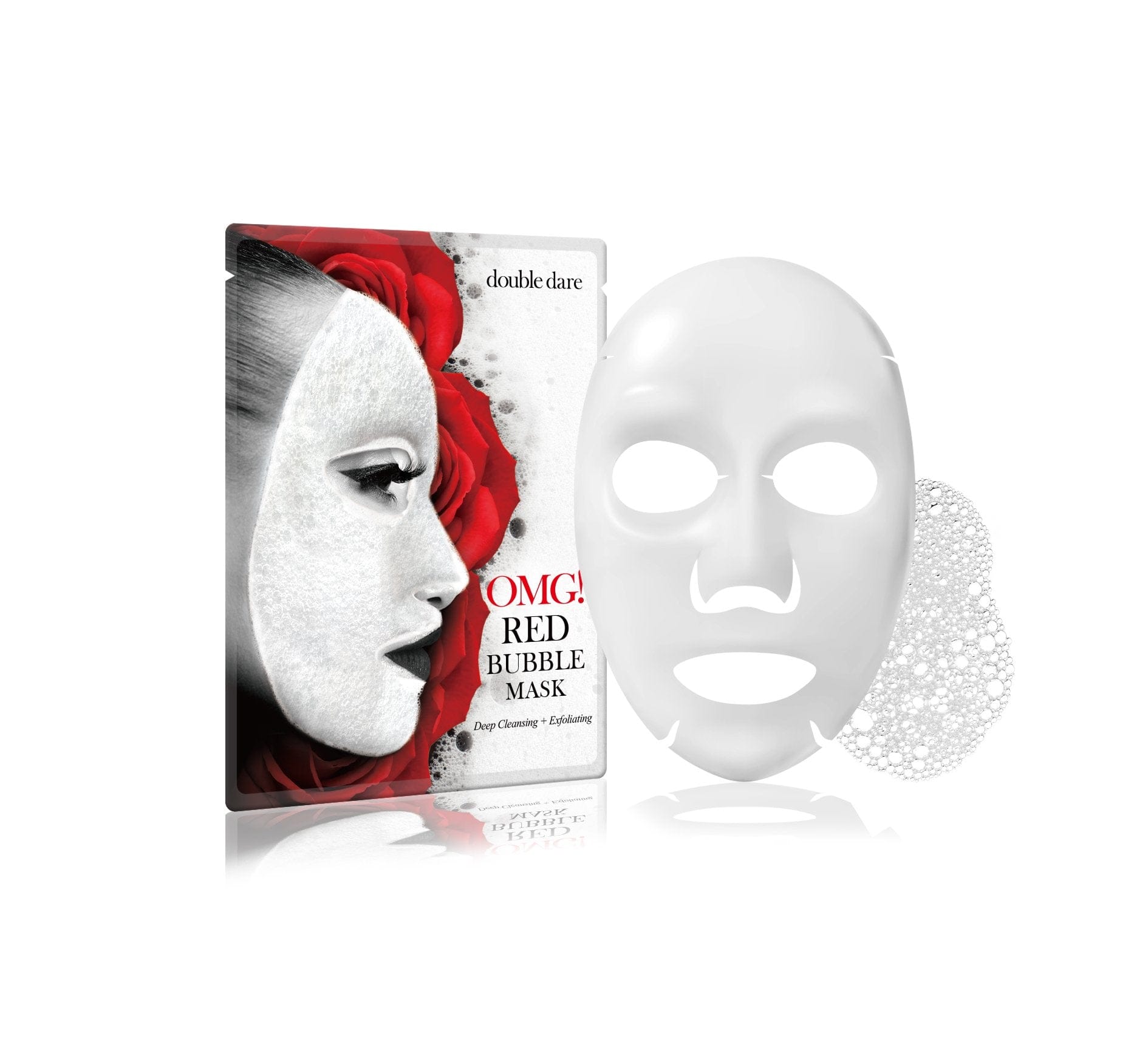 BEAUTYFIRSTSPA MASK OMG RED Bubble Mask